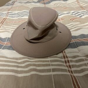Mens Stetson No Fly Zone Hat Insect Repellent Sun Guard Khaki Mesh Medium
